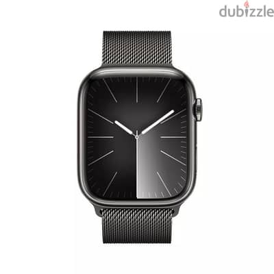 Apple Watch series 9 Titanium with Milanese loop battery health 100%