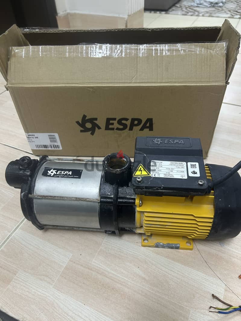 Espa pump, 0.8 HP 1