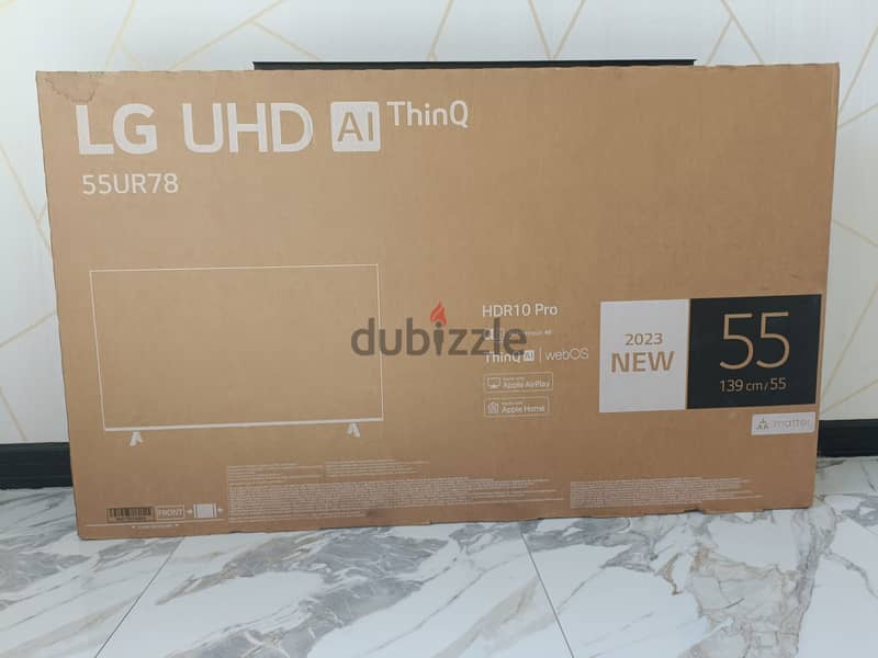 LG 55" 4K UHD AI ThinQ Smart TV (under warranty) 1