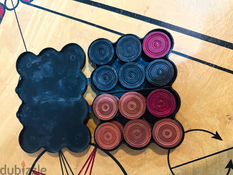 Cougar Usha Carrom Board 34" CB-034 + Coins Set 1