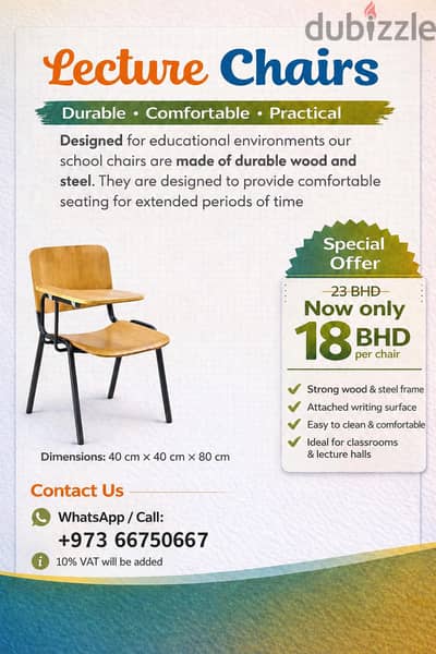 Lecture Chairs — Special Offer!
