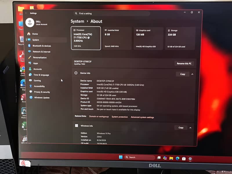 Dell i7 Computer Full Set + 24" Monitor + Free Gifts | 105 BD Only 7