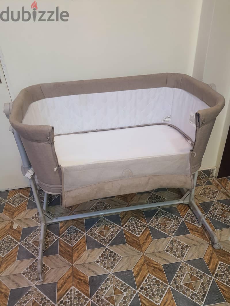 Call (36216143) Baby Bed Crib Bassinet in perfect condition 10BD Only 1