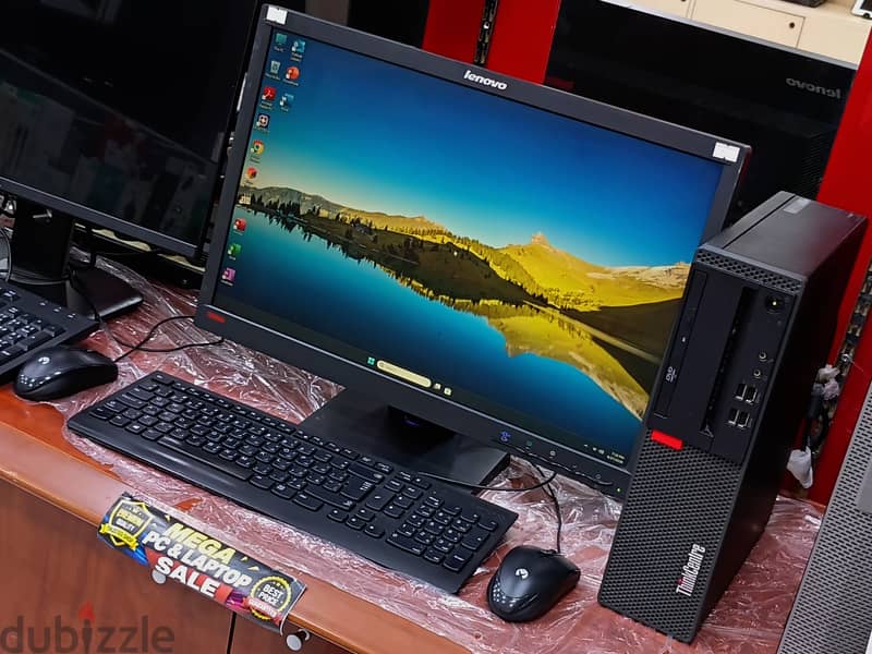 Lenovo Core i5 Business PC Set | 22" Display, WiFi, Win 11 & Office 10