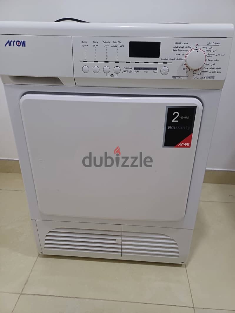 Arrow Clothes Dryer – Multiple Programs, Reliable & Well-Maintained 1