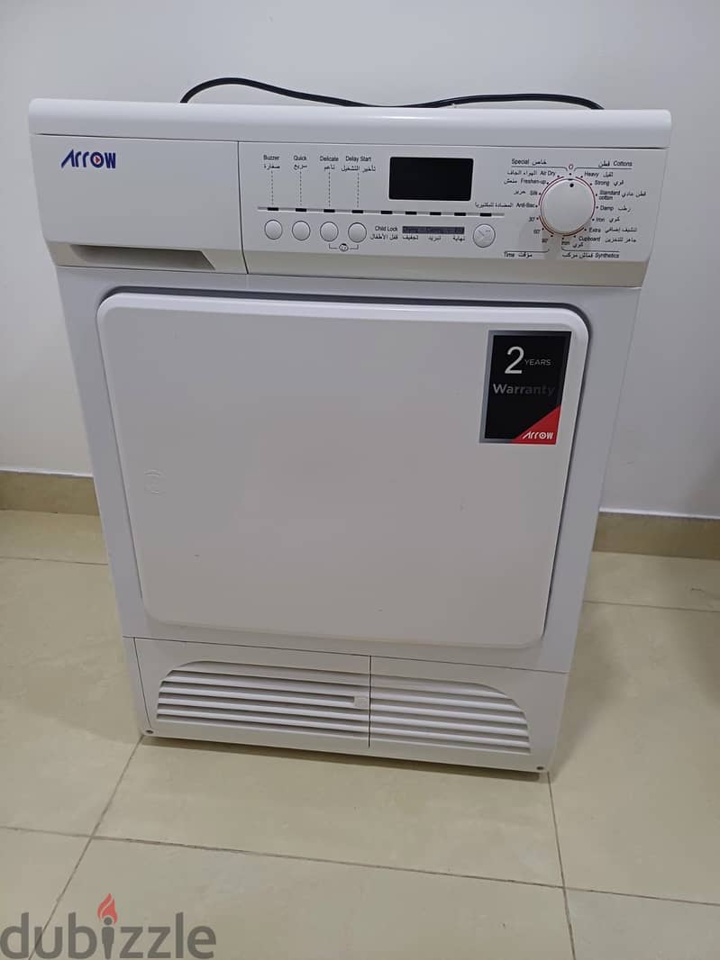 Arrow Clothes Dryer – Multiple Programs, Reliable & Well-Maintained 2