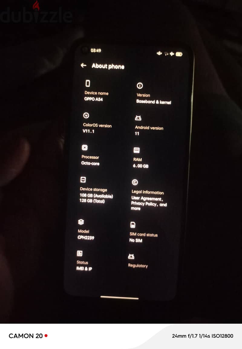 OPPO A54 just one problem display sometime auto work otherwise all ok 6