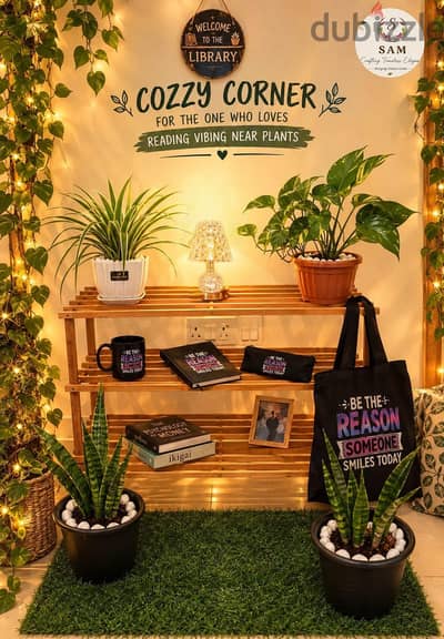 cozzy comfy corners for plant n book lovers