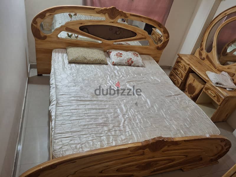 Bed and matress for urgent sale BD18/ 2
