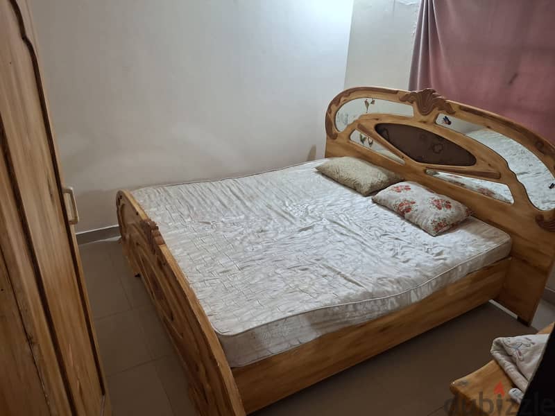 Bed and matress for urgent sale BD18/ 4