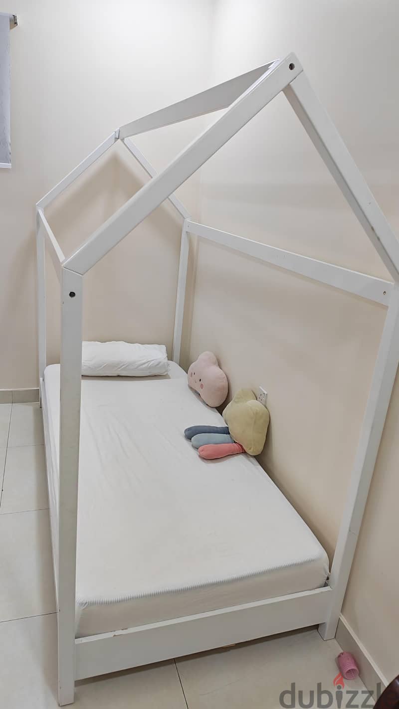 Kids Bed with Mattress 2