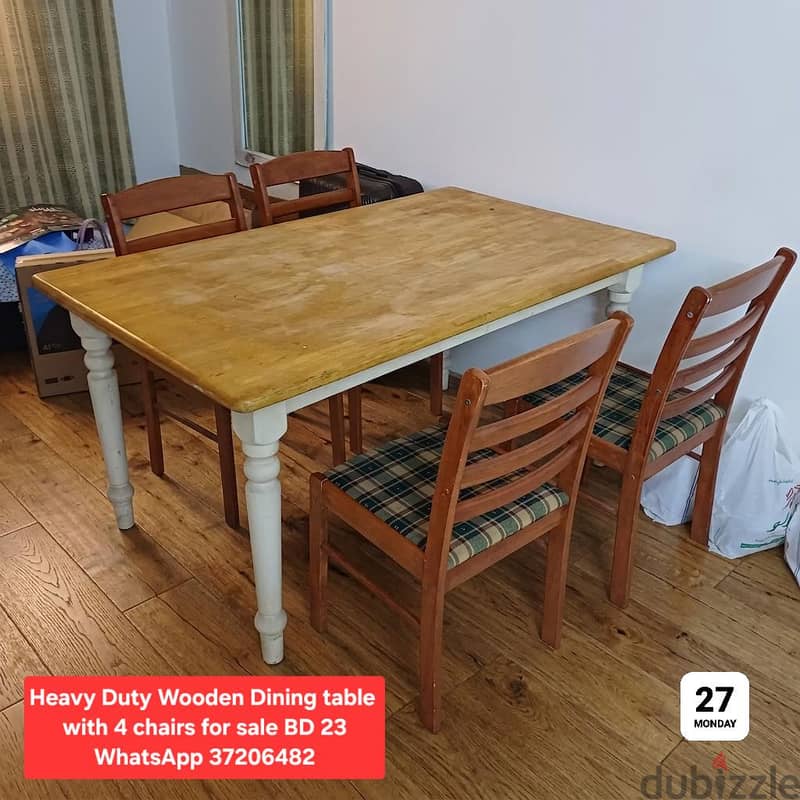 Heavy Duty Dressing table and other items for sale with Delivery 1