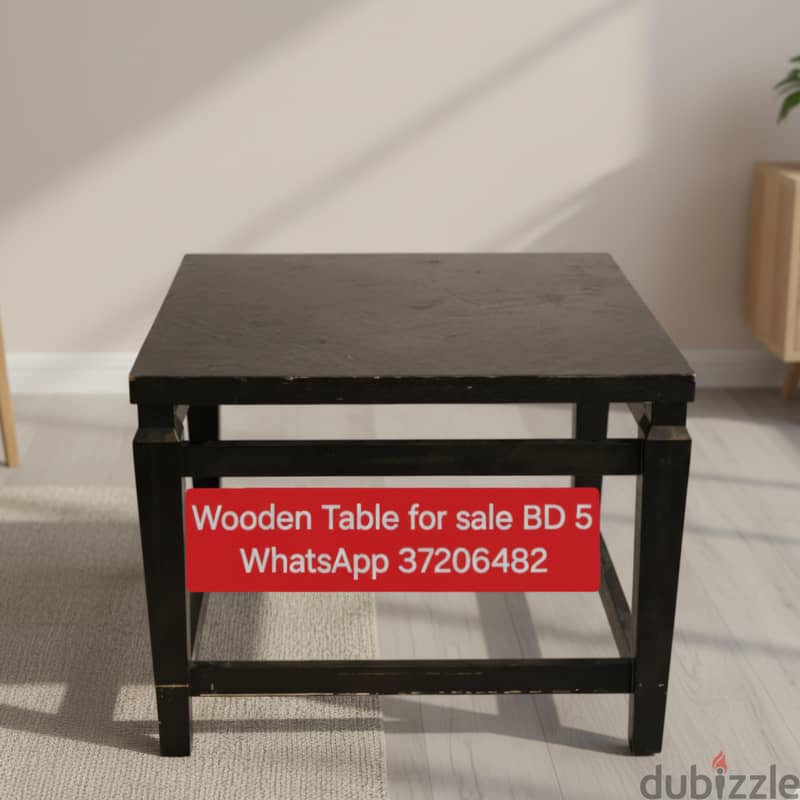 120x200 bed & mattress + 1 side table & other items for sale 11