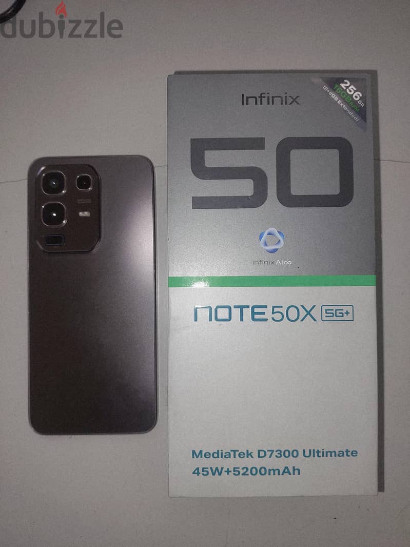 I. Infnix note 50x 5g 256 GB 8+8 R. A. M 2