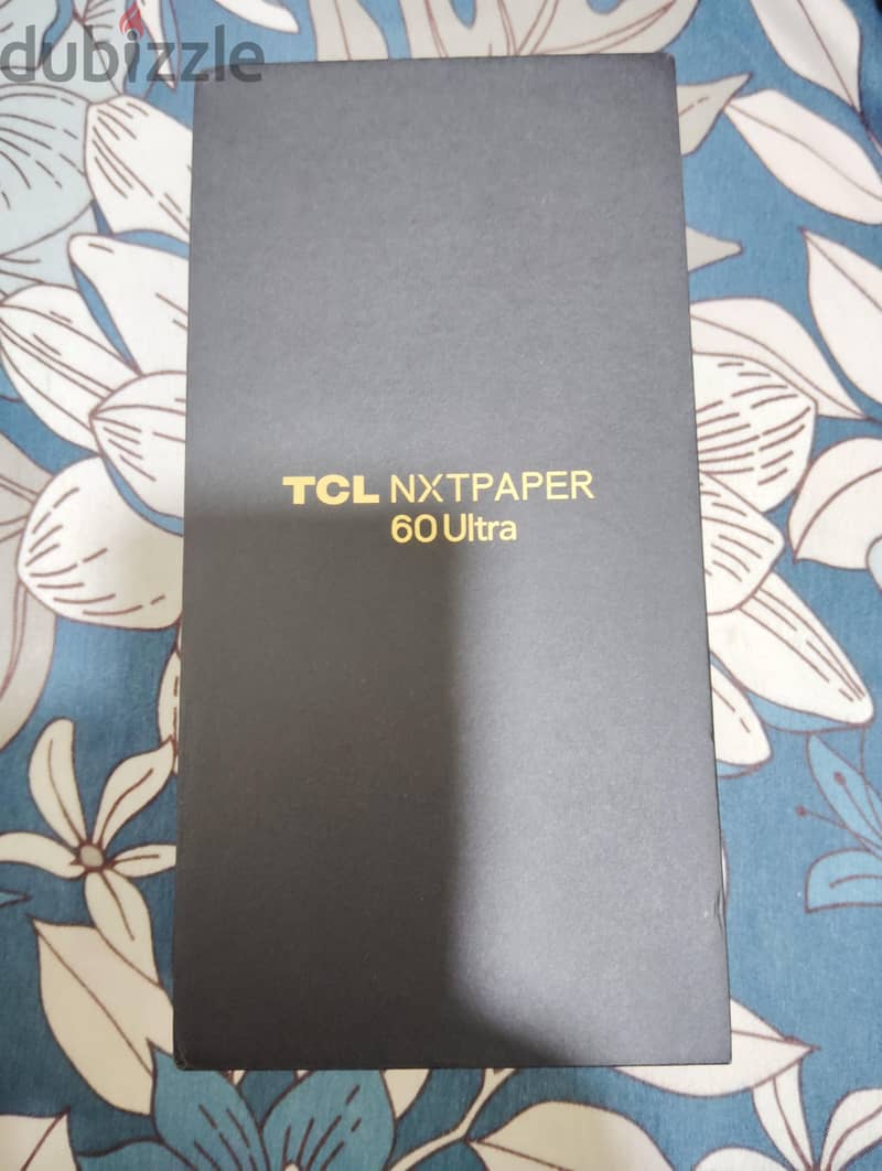 TCL NxtPaper 60ultra 512 GB ram 12+12 7.2 inches With the box. 3