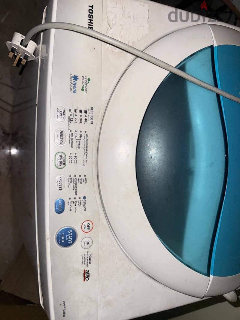 TOSHIBA WASHING MECHINE - GOOD CONDITION 1