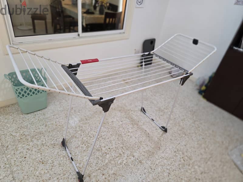 Vileda Folding Clothes Drying Rack / Airer – Good Condition 1