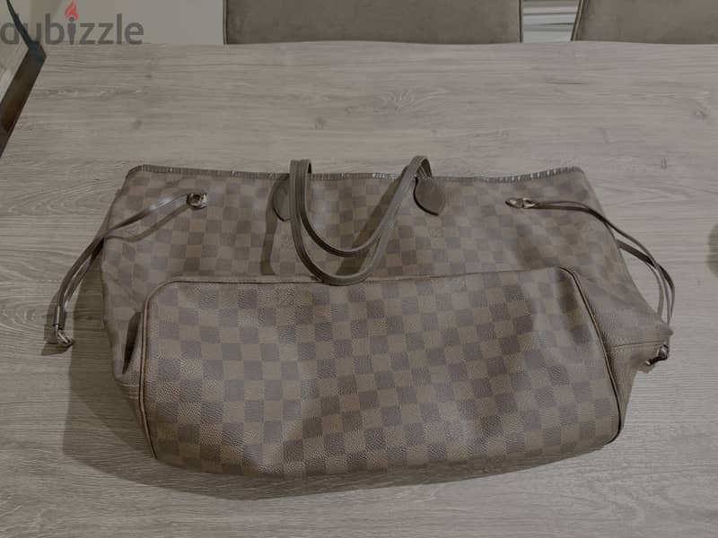 Louis Vuitton Neverfull MM — Damier Ebene 3