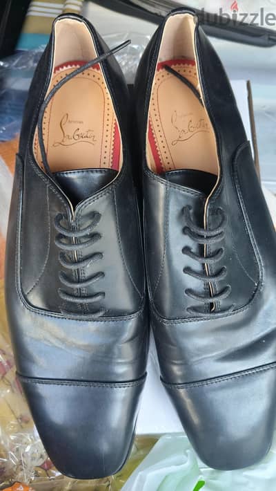 Men's Leather Dress Shoes (Louboutin Style) - Size 43