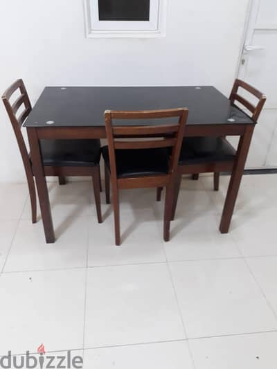 Dining table with 3 chairs
