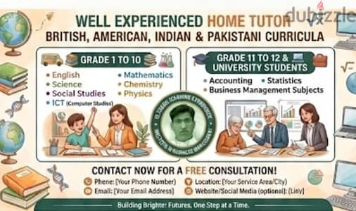 Experienced Home Tutor at Door Step