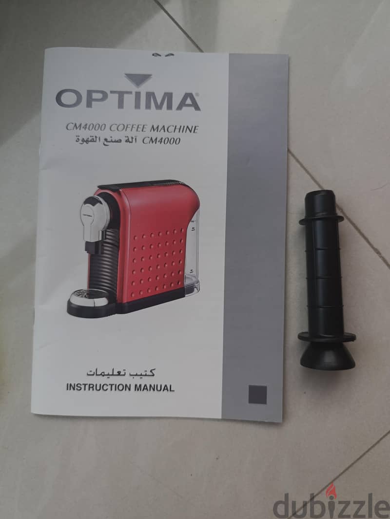 optima cm4000 coffee machine (perfect condition) + more 6