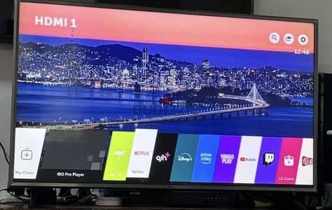 LG 43” inch smart 4k UHD webOS tv with magic remote