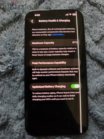 Apple - iPhone 14 Pro Max 256 GB battery 87 Not repair only display