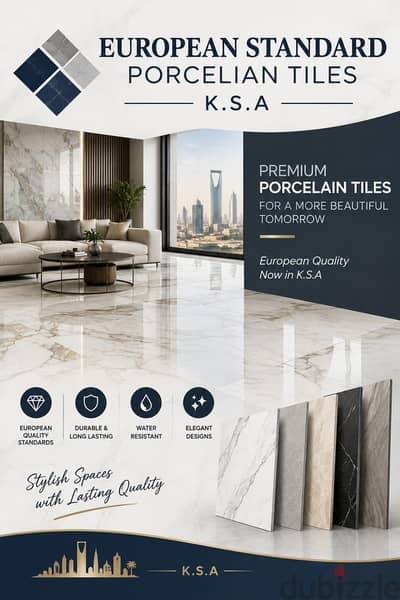 porcelain tiles