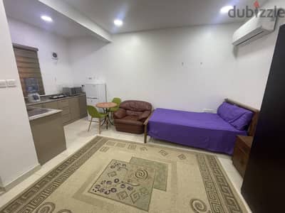studio for rent in Abusaiba near Alwisam school 33773977
