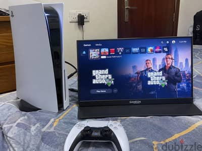 Play station 5 and gameon portable monitor 15.6inch