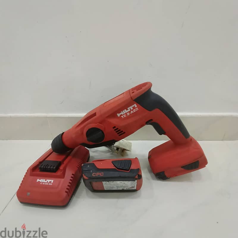 Hilti Rotary Hammer Drill Model TE2 A22 مثقاب مطرقة هلتي 1
