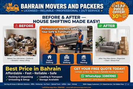 Movers and Packers in Bahrain | House Moving Service