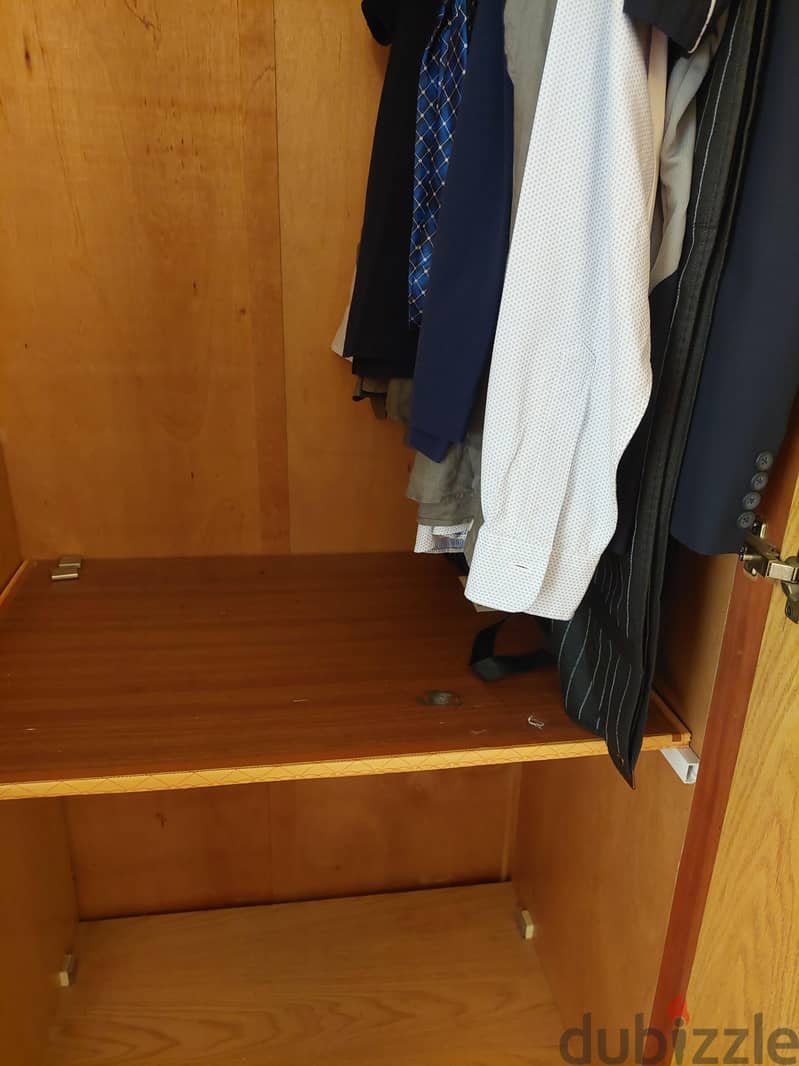 2 door wooden wardrobe  (Cupboard) No bargaining 2