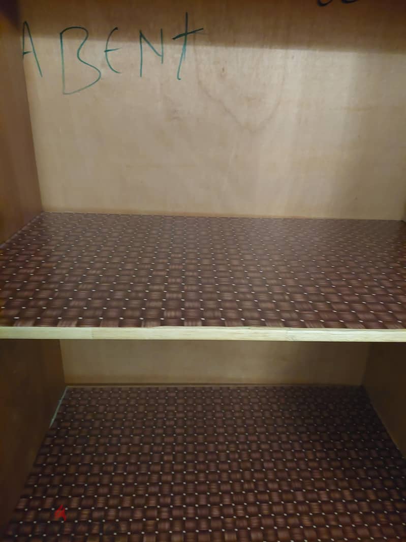 2 door wooden wardrobe  (Cupboard) No bargaining 3