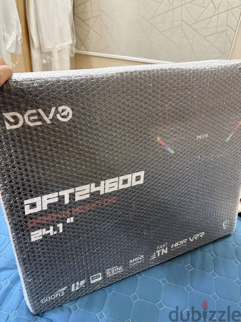 Devo Gaming Monitor - DFT24600 - 24" Fast-TN FHD 600Hz 0.2ms 3