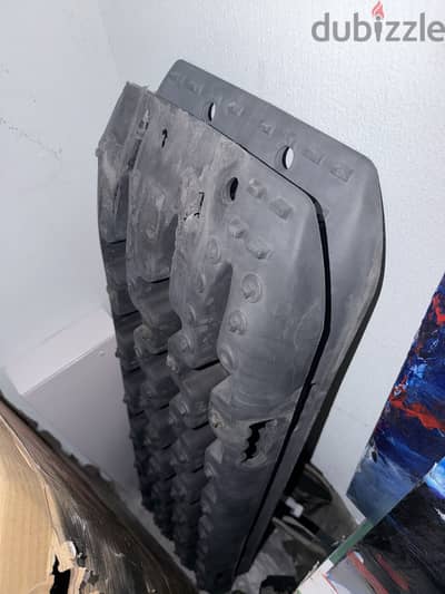 Off road tire. Traction board