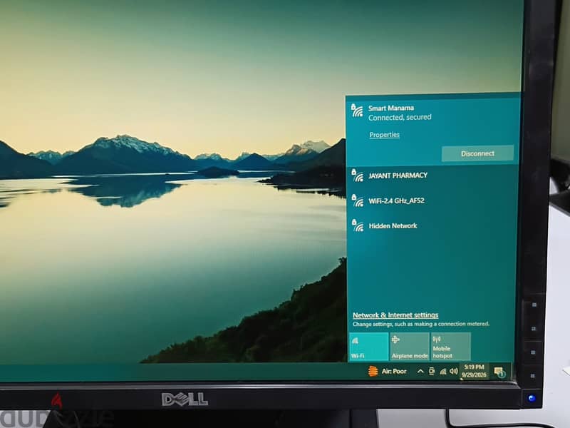 DELL Portable Computer Core i5 8GB /120GB SSD Display 19’’ with Wi-Fi 2