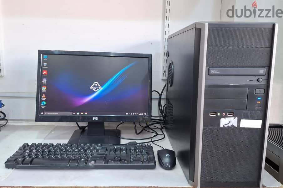 Best Offer Intel Core i5 Computer with HP Wide Monitor 4GB RAM + 250GB 1