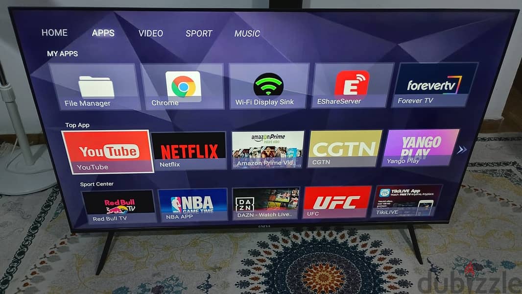 65” inch smart tv 4k UHD slim frameless android 2