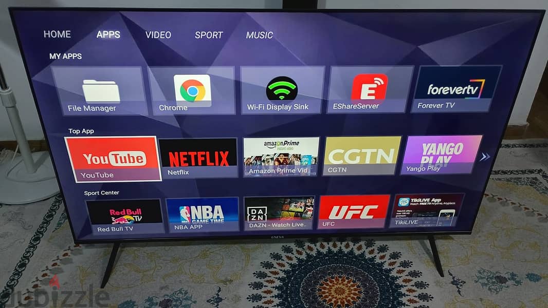 65” inch smart tv 4k UHD slim frameless android 4