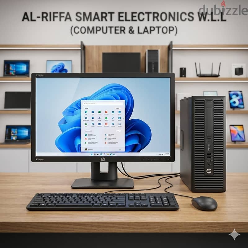 HP Core i7 10th Generation Computer Set HP 24" 2K Screen 16GB DDR4 RAM 1