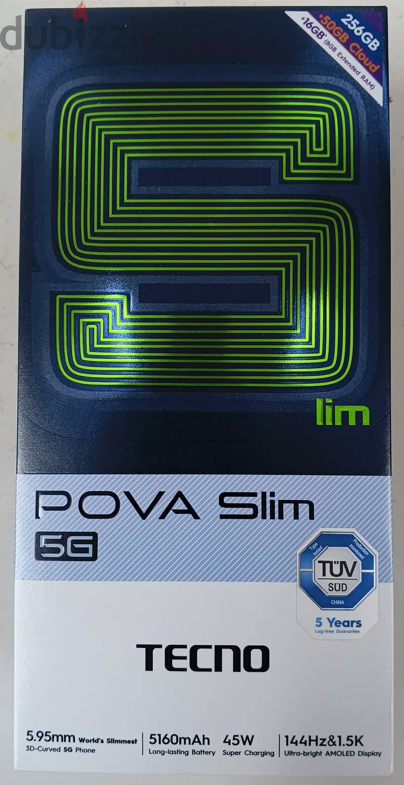 للبيع هاتف TECNO POVA Slim 5G 1