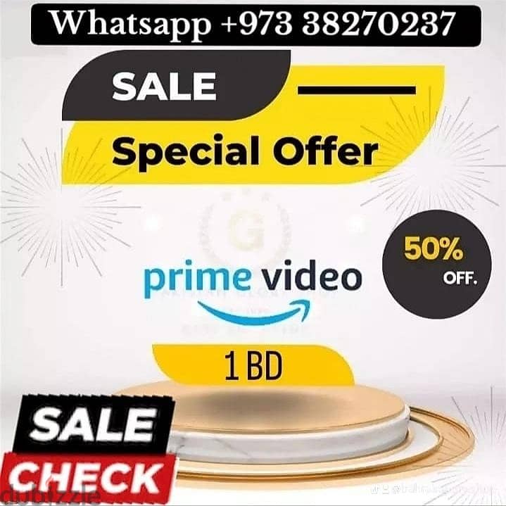Netflix + Prime video 2 bd both Account subscriptionsss 1 MONTH 4K HD 2
