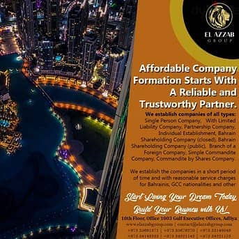 Company formation services for only 49bd