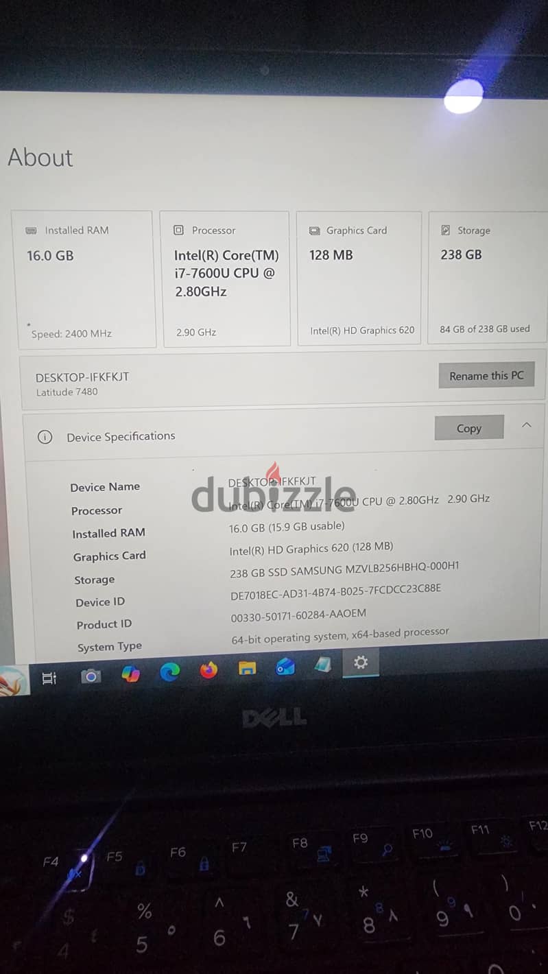 TouchScreen Dell Laptop 2 in 1 3