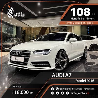 Audi A7 Model 2016