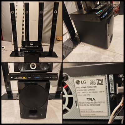مسرح منزلي LG بلوتوث صوت وبيس قوي جدا ونقي