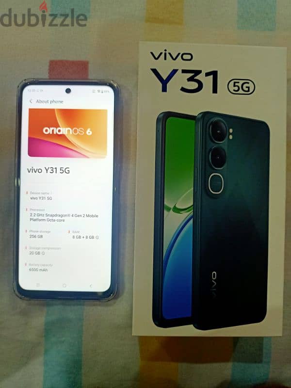 vivo Y31 5G 256 GB 1