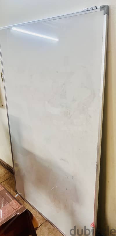 Magnetic white board 180x120 cm